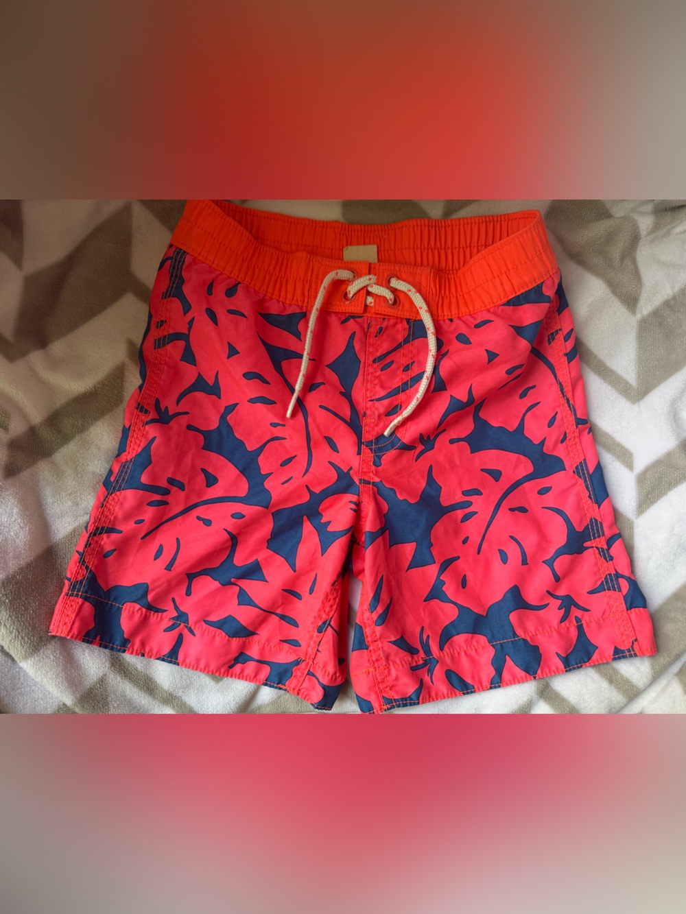 GAP Toddler Bright Orange Swim Shorts